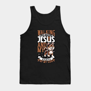 Jesus and dog - Ryukyu dog Tank Top